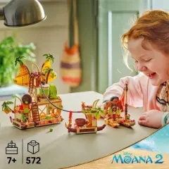 LEGO Disney Moana 2 Kakamora Barge Kids Toy 43258