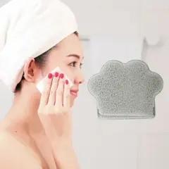 Unique Bargains Reusable Sponge Face Scrubber 5.31"x4.33" 5 Pcs