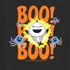 Toddler's Baby Shark Halloween Boo Skeleton T-Shirt