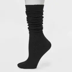 Women's Ribbed Super Soft Slouch Crew Boot Socks - Auden&trade; 4-10