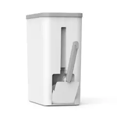 Nine Stars 10L/2.6gal Motion Sensor Trash Can with Hidden Toilet Brush and Water Resistant: Bathroom & Kitchen Use