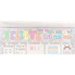 Teacher Created Resources&reg; Pastel Pop Rainbow Labels Magnetic Accents, Pack of 20