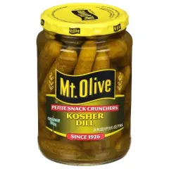 Mt. Olive Petite Snack Crunchers Kosher Dill Pickles - 24 fl oz