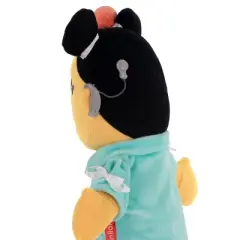 Miniland Fastening Learn To Dress 15" Doll - Female with Two Pink Bows