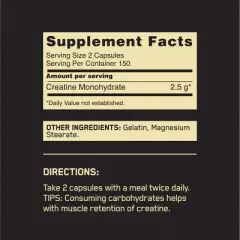 Optimum Nutrition, Micronized Creatine, 2500mg, 300 Capsules