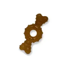 Nylabone Puppy Chew Textured Ring & Bone - Chicken Flavor- Petite