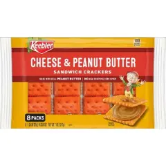 Keebler Cheese & Peanut Butter Sandwich Crackers - 11oz/8ct