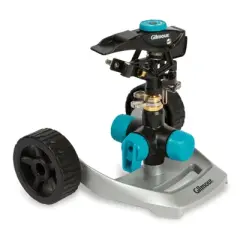 Gilmour, Impact Sprinkler 4.75"D x 9.5"W x 12.13"H Plastic Wheeled Base 5800 sq ft