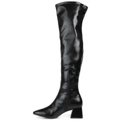 Journee Collection Womens Melika Tru Comfort Foam Extra Wide Calf Block Heel Over The Knee Boots