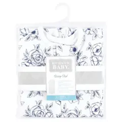 Hudson Baby Infant Girl Sleep Pod, Blue Toile, 0-2 Months