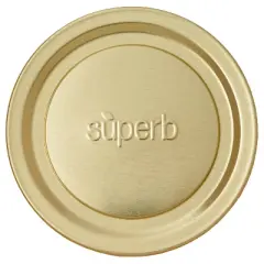 Superb Sealing Solutions Canning Lids, Mason Jar Wide Mouth Lid Toppers Fit Ball and Kerr Jars, 3.25 inch, 156 Count