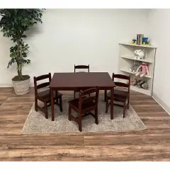 5pc Kids' Rectangle Table and Chair Set - Gift Mark
