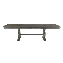 Stanford Extendable Dining Table Dark Ash - Picket House Furnishings