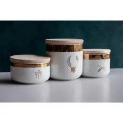 Ukonic Harry Potter Quidditch Ceramic Storage Jar Containers | Set of 3