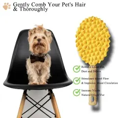 BABYYER Cat Brush for Shedding Dog Brush Hair Cleaning Comb Bath Massage Tool for Shedding & Grooming, Remove Loose Hair