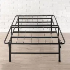 14" Premium Steel Bed Frame and Platform Bed Black - Mellow