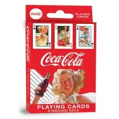 MasterPieces Officially Licensed Coca Cola Classic Ads Playing Cards - 54 Card Deck for Adults