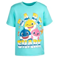 Pinkfong Mommy Shark Daddy Shark Baby Shark 3 Pack Graphic T-Shirts 