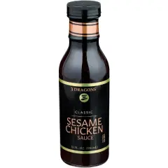 3 Dragons Classic Sesame Chicken Sauce - Case of 6 - 12 fl oz