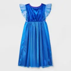 Toddler Girls' Frozen Elsa Fantasy NightGown - Blue