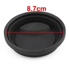 Unique Bargains Silicone Dust Resistant Reusable Flexible Water Tea Coffee Mug  Cup Lid 1 Pc