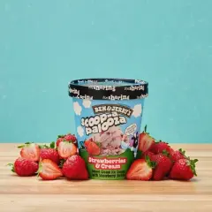 Ben & Jerry's Frozen Strawberries and Cream - 28oz