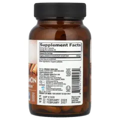 Organic India Ceylon Cinnamon, 90 Vegetarian Caps (325 mg per Capsule)