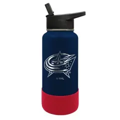 NHL Columbus Blue Jackets 32oz Thirst Hydration Water Bottle