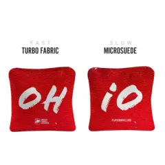 Gameday Ohio Synergy Pro Red Cornhole Bags (Set of 4)