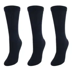 CTM Women's Cushioned Diabetic Crew Socks (3 Pair Pack)