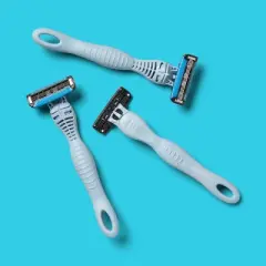 Sensitive Skin Men's 3-Blade Facial Disposable Razors - 3ct - up&up&trade;