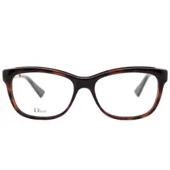 Dior Diorama 01 Diorama01 EOG Unisex Rectangle Eyeglasses Havana Gold 53mm