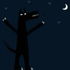 Men's Design By Humans Arooo! By NicSquirrell Tank Top