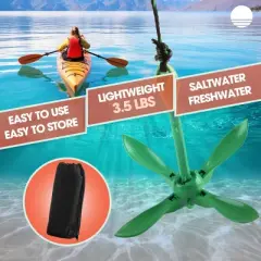 RAD Sportz 3.5lb Foldable Kayak Anchor Kit