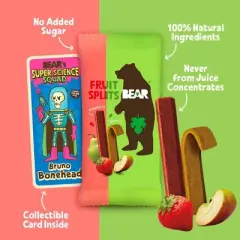 BEAR Strawberry Apple Fruit Splits - 3.5oz