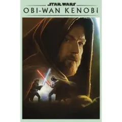 Girl's Star Wars: Obi-Wan Kenobi Darth Vader vs Kenobi Artistic Lightsaber Duel T-Shirt