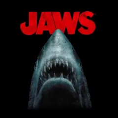 Men's Jaws Shark Teeth Poster T-Shirt