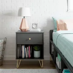 Owen Nightstand Black - Novogratz