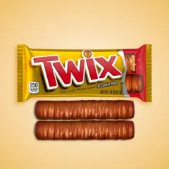Twix Caramel Full Size Caramel Cookie Chocolate Candy Bar  - 1.79oz