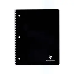 Clairefontaine Classic Wirebound Notebooks, 8 1/2 In. X 11 In., Ruled With Margin, 3-Hole Punched, 90 Sheets