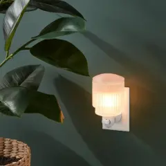 Ribbed Glass Wall Plug-In Wax Warmer - Threshold&trade;