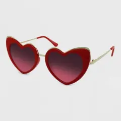 Women's Heart Sunglasses - Wild Fable&trade; Red