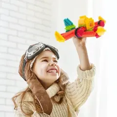 PICASSO-TILES Building Blocks Set for Kids, 120PCS Hedgehog Construction STEM Educational Toy