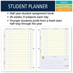 Elan Publishing Company S93-Student Assignment Book - half year