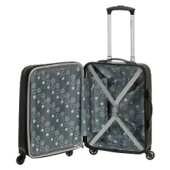 Rockland Santorini 2pc Expandable Polycarbonate Hardside Carry On Spinner Luggage Set - Gray