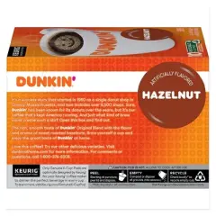 Dunkin' Donuts K-Cups Coffee Hazelnut 3.70 oz