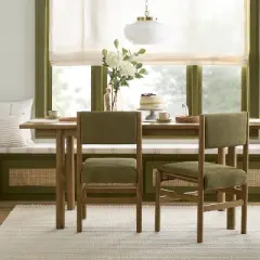 Dowel Leg Wooden Dining Table Brown - Hearth & Hand&trade; with Magnolia