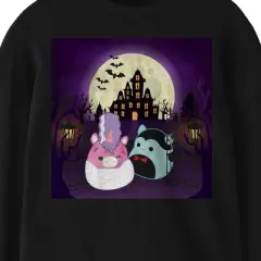 Squishmallows Halloween Youth Black Long Sleeve Tee