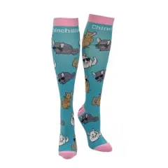 Adult Chinchillin Funny Sarcastic Animal Compression Socks for Women and Men - Crazy Dog Compression Socks for Animal Lovers