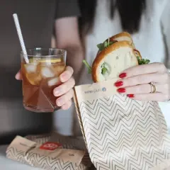 Lunchskins Sandwich Bag and Straw Combo Starter Kit - 5.4oz/25ct